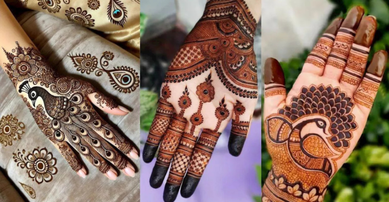 unique pinterest mehndi design:पिंटरस्ट से प्रेरित अनोखा मेहंदी डिजाइन आधुनिक पुष्प और ज्यामितीय पैटर्न दुल्हन और त्योहारों के लिए खास!