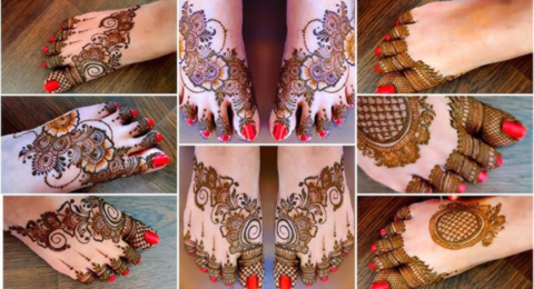 Henna Traditional Foot Mehndi : शानदार हिना पारंपरिक फूट मेहंदी डिज़ाइन दुल्हन और त्योहारों के लिए खूबसूरत मोर और फूलों के पेड़!