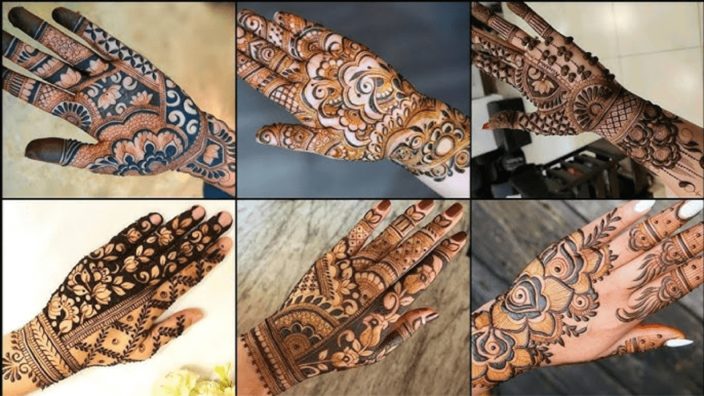 Nature-Inspired Mehndi Design