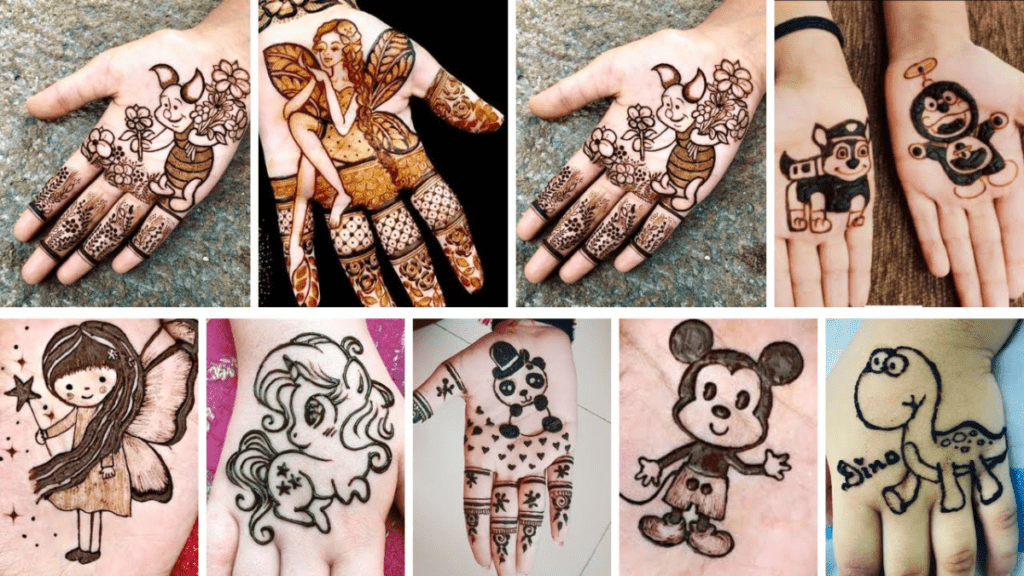 भाई-बहन मेहंदी डिज़ाइन