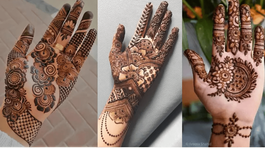 Short Hand Mehndi Design