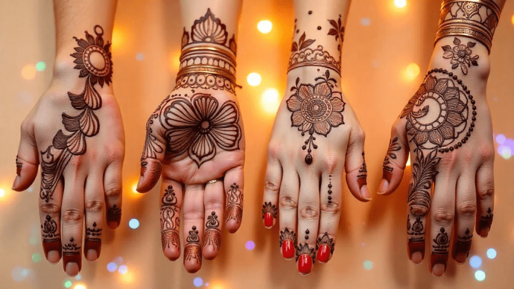 डिजिटल/AI मेहंदी डिज़ाइन