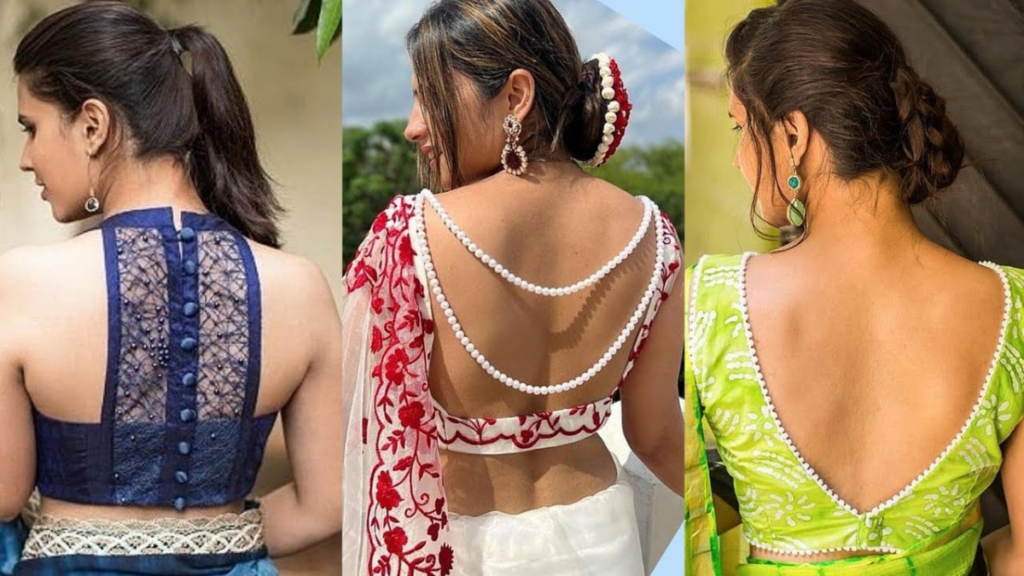 Blouse Back Design Photo : नवीनतम ब्लाउज बैक डिज़ाइन फोटो स्टाइलिश और ट्रेंडी पैटर्न के साथ शादी और पार्टी के लिए परफेक्ट विकल्प!