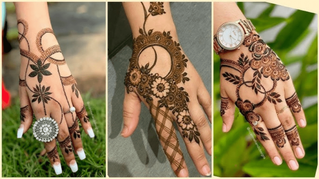 Modern and beautiful mehndi
