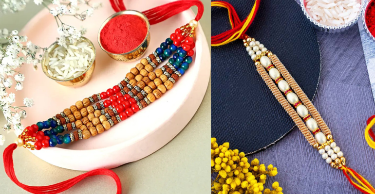 Best Beads Rakhi Designs : रक्षाबंधन के लिए आकर्षक मोती राखी डिज़ाइनों की शानदार कलेक्शन हाथ से बनी रंग-बिरंगी और कलात्मक राखियां भाई बहन के रिश्ते को खास बनाएँ।