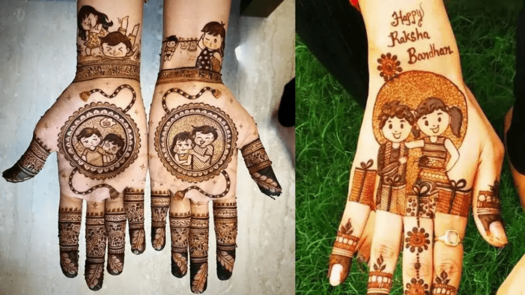 रक्षाबंधन के लिए आसान और सुंदर मेहंदी डिजाइन बहनों के लिए लेटेस्ट सिंपल और आकर्षक मेहंदी आइडियाज 2025