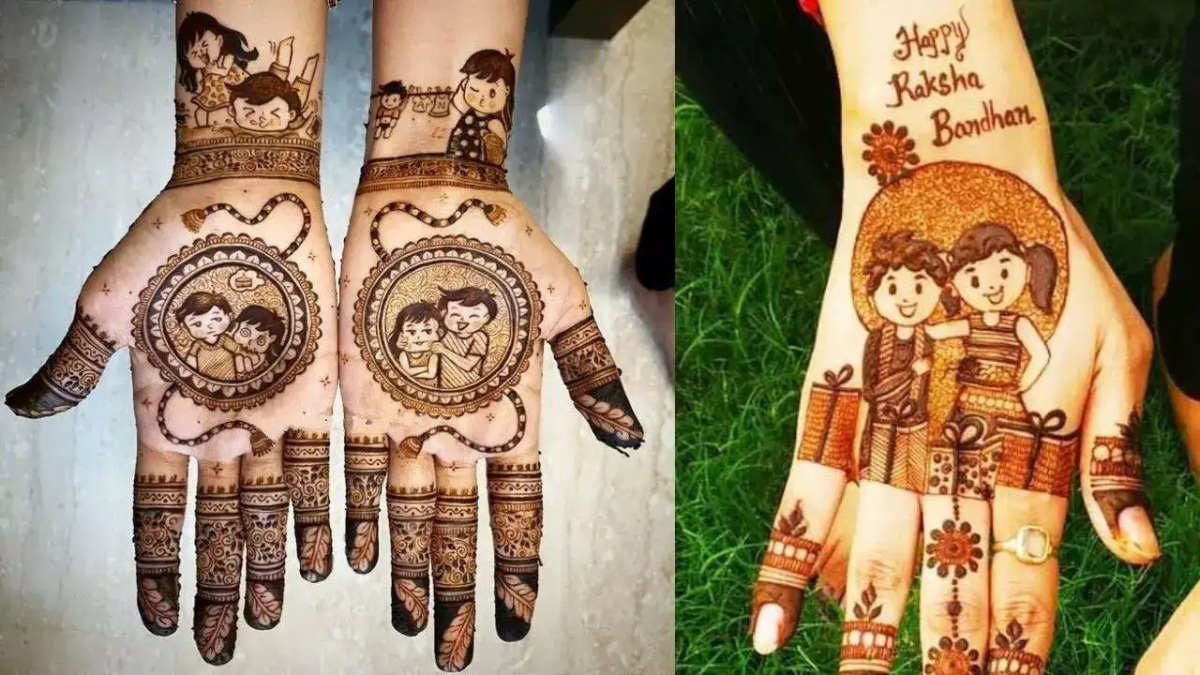 रक्षाबंधन के लिए आसान और सुंदर मेहंदी डिजाइन बहनों के लिए लेटेस्ट सिंपल और आकर्षक मेहंदी आइडियाज 2025
