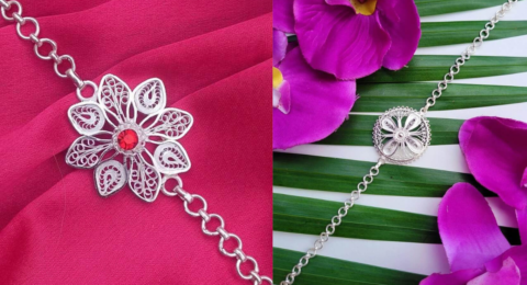 New Rakhi Design 2025 : भाई-बहन के रिश्ते को समर्पित अनोखी मॉडर्न और ट्रेडिशनल राखियों की लेटेस्ट डिज़ाइनों का प्यारा संग्रह 2025 में उपलब्ध!
