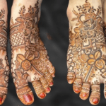 Wedding Foot Mehndi Pattern