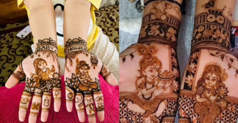 Janmashtami Special Mehndi Design