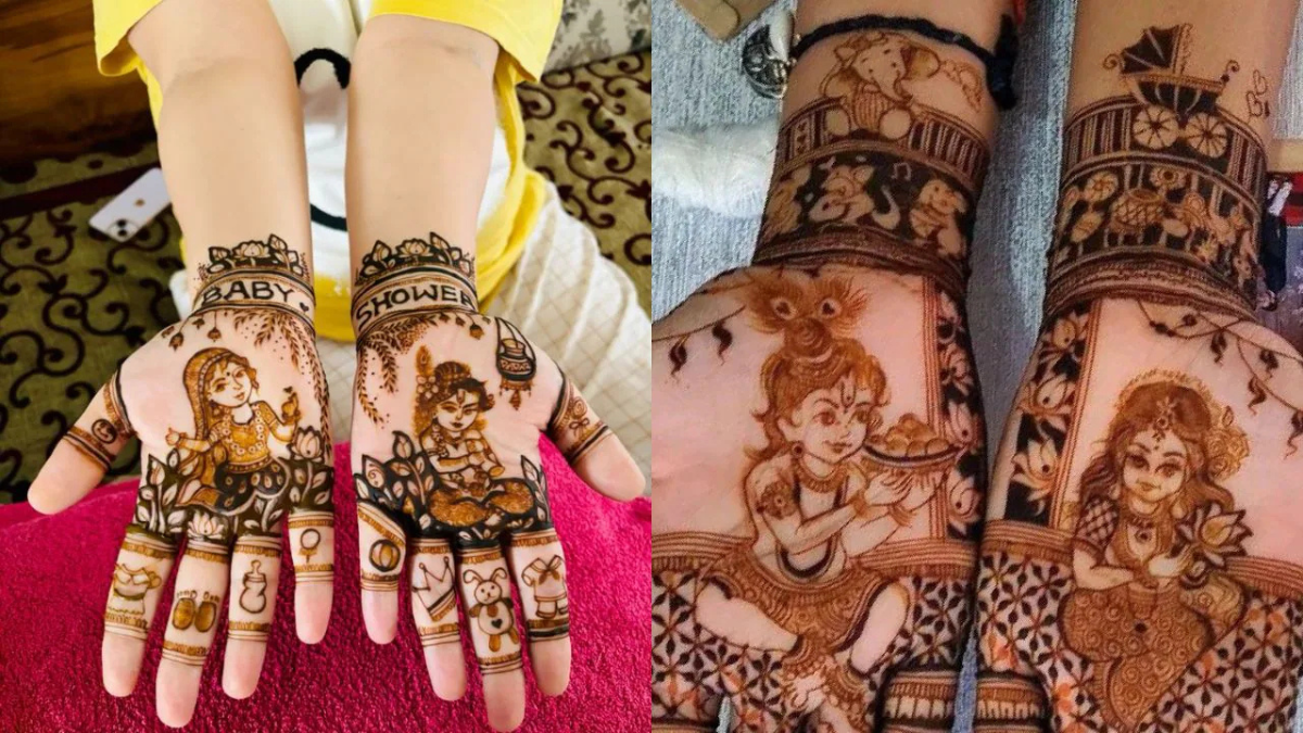 Janmashtami Special Mehndi Design