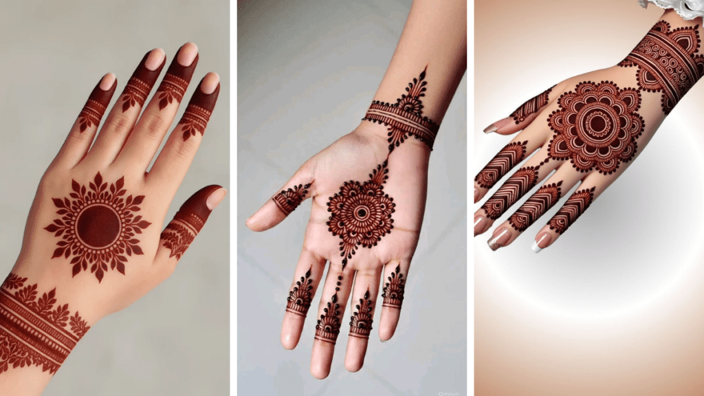 Easy Mehndi Designs for Teej