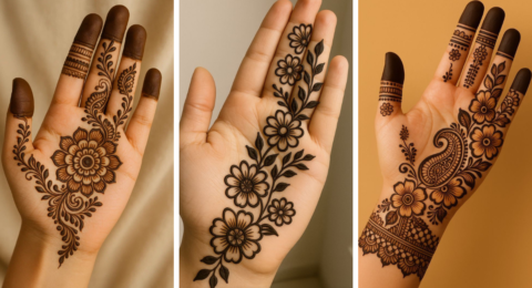 Easy Mehndi Designs for Teej