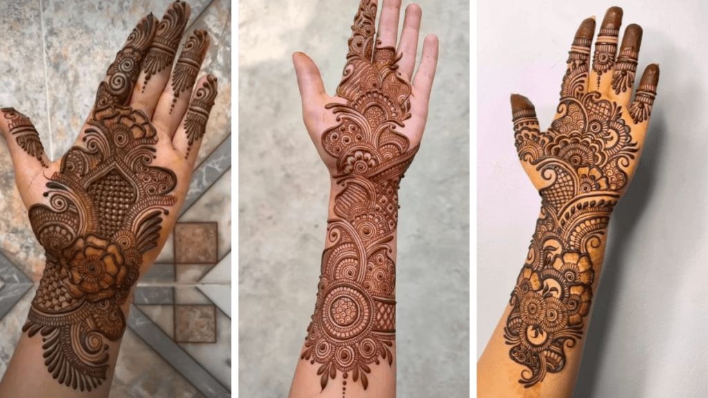 Easy Mehndi Designs for Teej