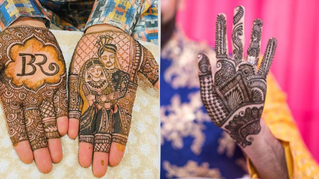 Groom mehndi designs