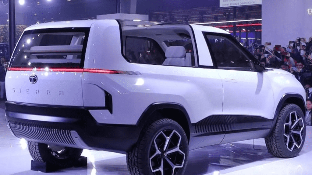 Tata Sierra:15 अगस्त 2025 को आ रही टाटा सिएरा भारत की सबसे प्रीमियम इलेक्ट्रिक SUV देखें
