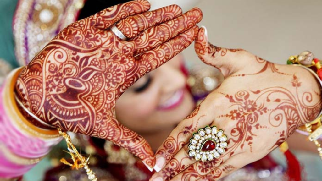 festive mehndi design..