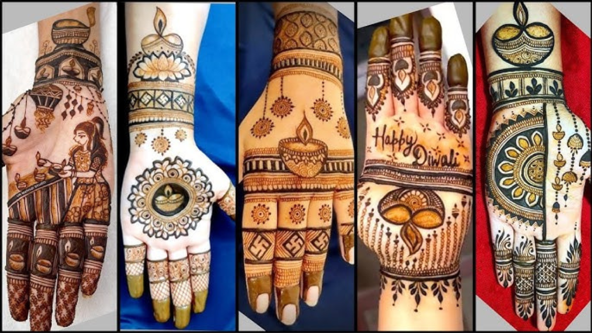 festive mehndi design..रंगों और खुशियों से भरा खूबसूरत फेस्टिव मेहंदी डिज़ाइन