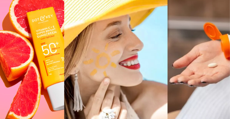 Dot and key sunscreen