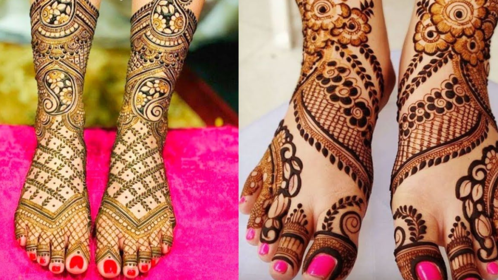 Bridal full foot mehndi