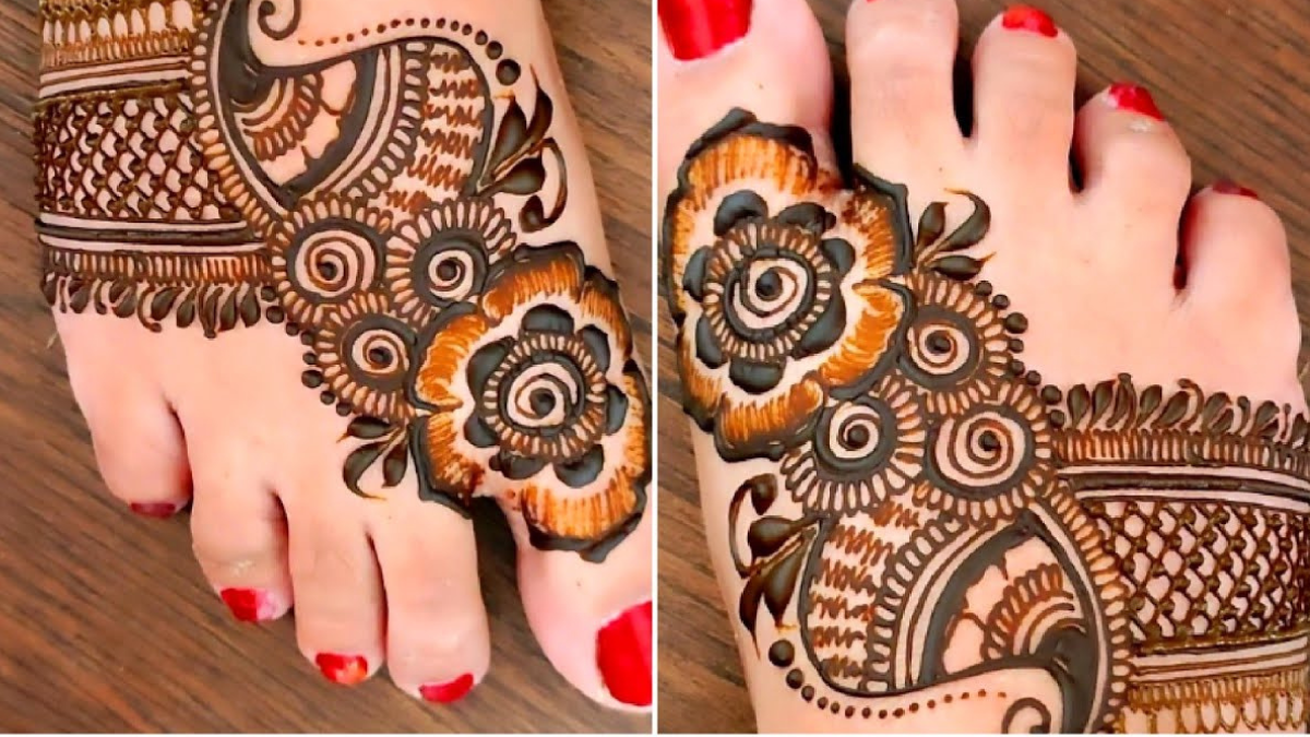 Bridal full foot mehndi : दुल्हन के लिए लेटेस्ट फुल फुट मेहंदी डिज़ाइन्स शादी के दिन के लिए शानदार, आकर्षक ब्राइडल हिना आर्ट