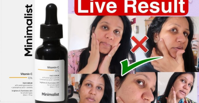 Minimalist vitamin c serum
