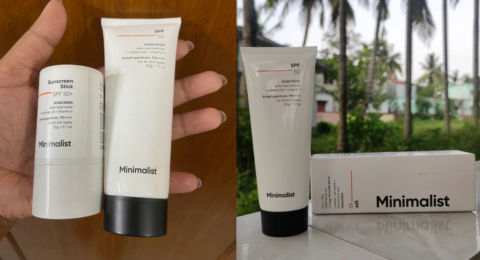 Minimalist sunscreen