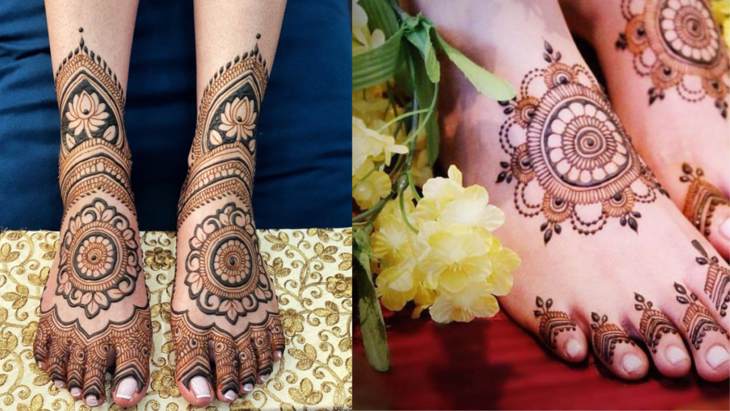 Beautiful Wedding Foot Mehndi