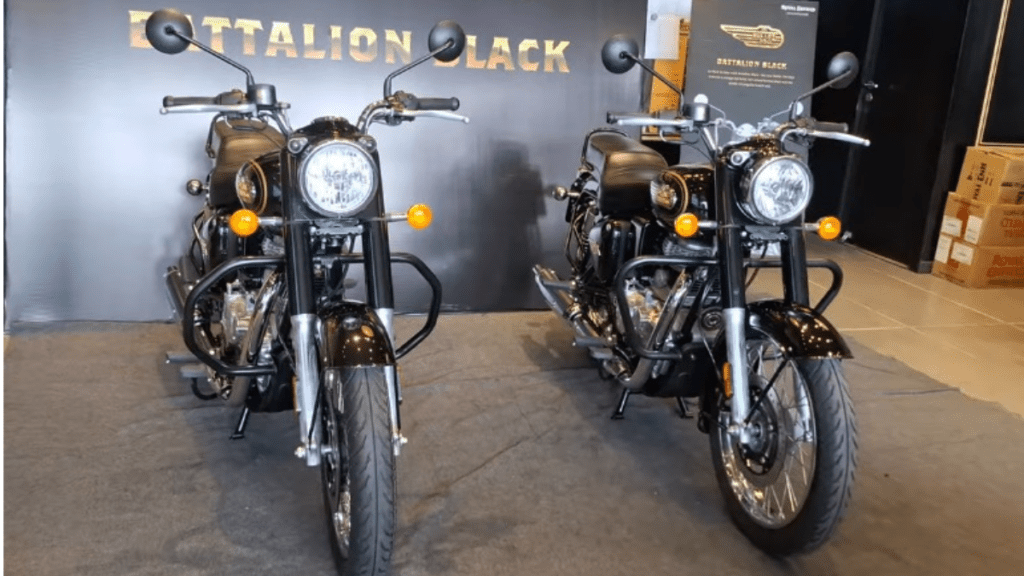 Royal enfield battalion black
