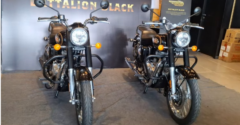 Royal enfield battalion black