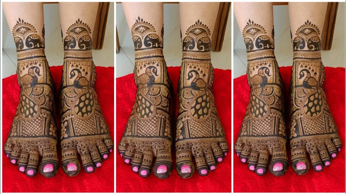 Beautiful Wedding Foot Mehndi : दुल्हन के लिए आकर्षक, पारंपरिक और आधुनिक वेडिंग फुट मेहंदी आर्ट डिज़ाइन जो शादी में चार चाँद लगाएं।
