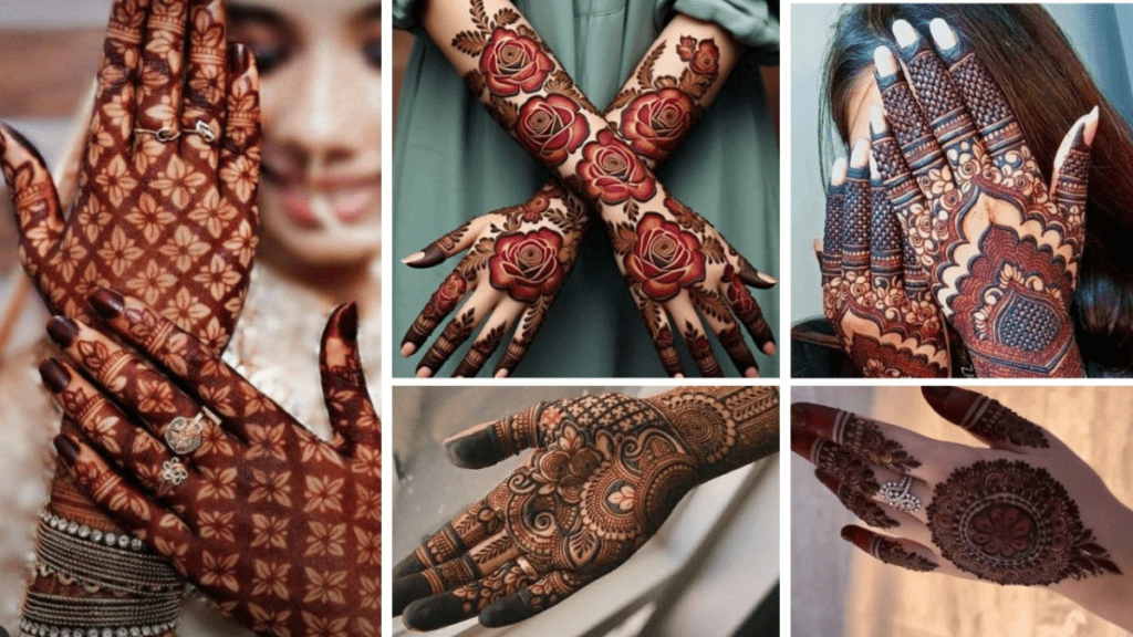 Easy mehndi design for teej