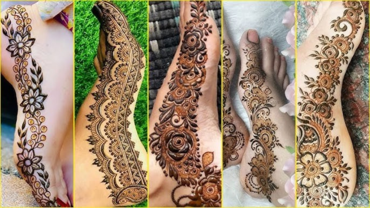 Gorgeous Bridal Foot Henna : खूबसूरत दुल्हन के पैरों के मेंहदी के डिज़ाइन पारंपरिक सौंदर्य और आकर्षण के साथ आपकी शादी की बनावट को निखारने के लिए शानदार बारीक पैटर्न!