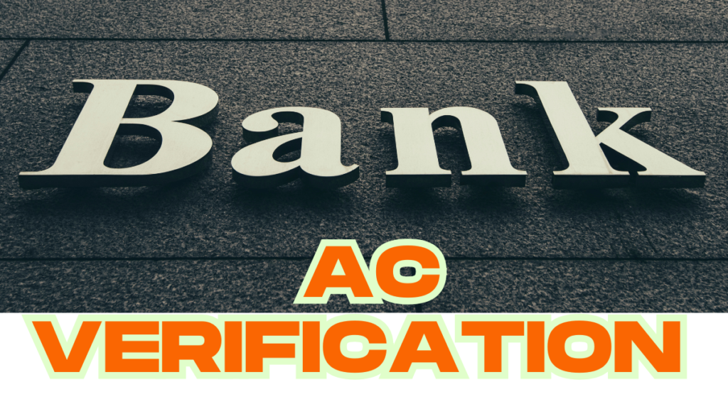 Bank Account Verification 2025