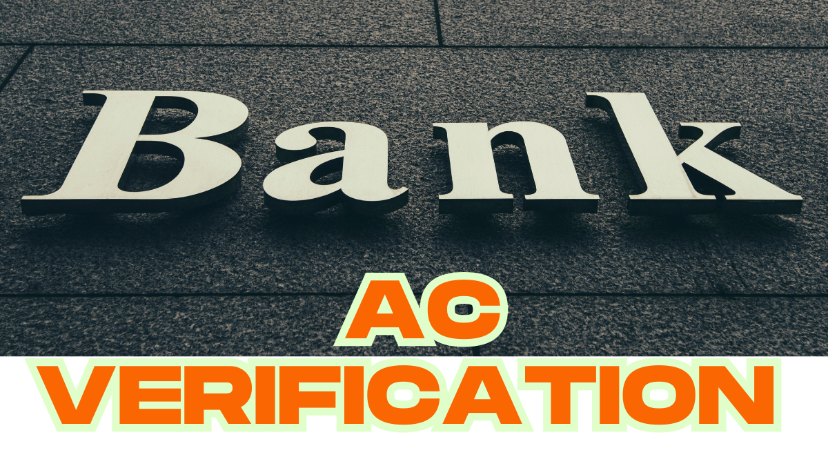 Bank Account Verification 2025