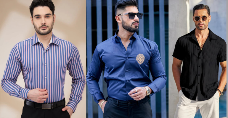 Shirts for men हर दिन को बना दें खास फॉर्मल और कैजुअल दोनों उदेश्यों के लिए लचीली, आरामदायक और फैशनेबल मेन्स शर्ट्स
