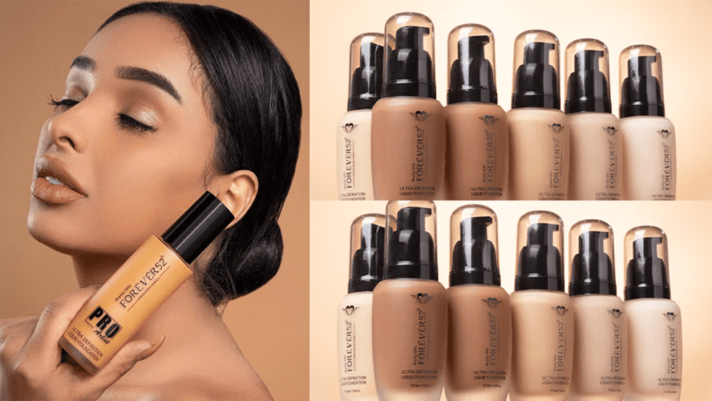 Forever 52 foundation Forever 52 Pro Artist Ultra Definition Foundation 24 घंटे तक
