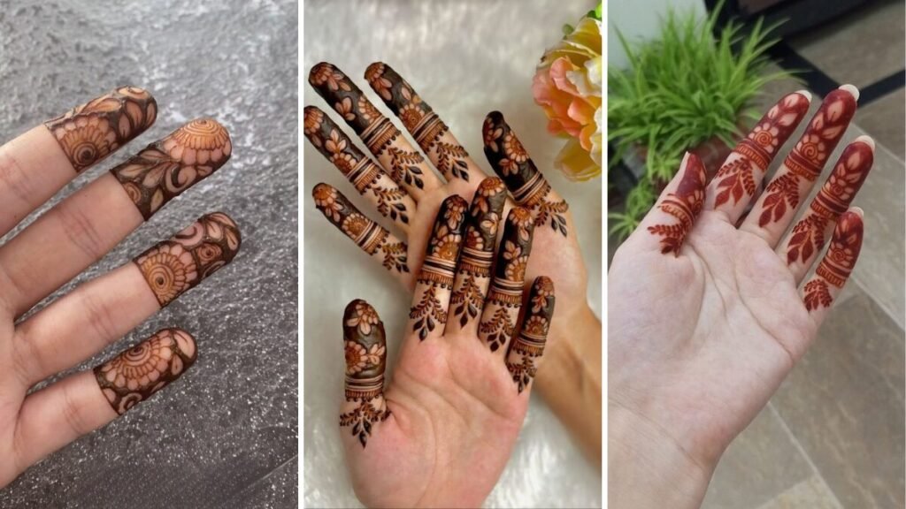 Back Hand Mehndi Design Simple