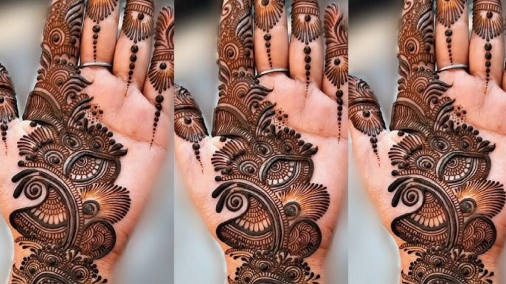 Royal front hand mehndi