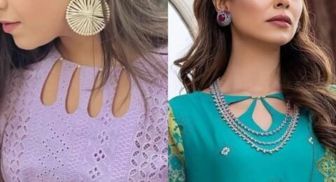 Modern kurti neck design