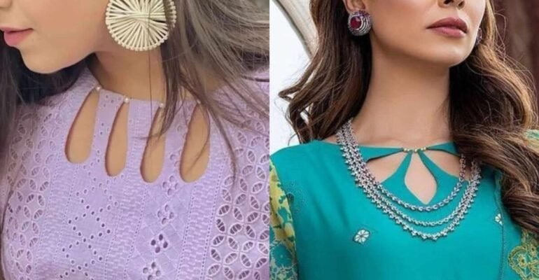 Modern kurti neck design