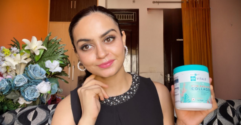 Hk vitals collagen बाल नाखून और त्वचा की सुंदरता बढ़ाने वाला HK Vitals की प्रीमियम कोलेजन सप्लीमेंट!
