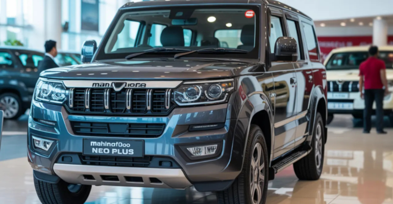 Mahindra bolero neo plus पावरफुल 118.35 बीएचपी और 280 Nm टॉर्क के साथ मजबूत और भरोसेमंद SUV
