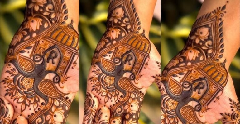 Royal front hand mehndi