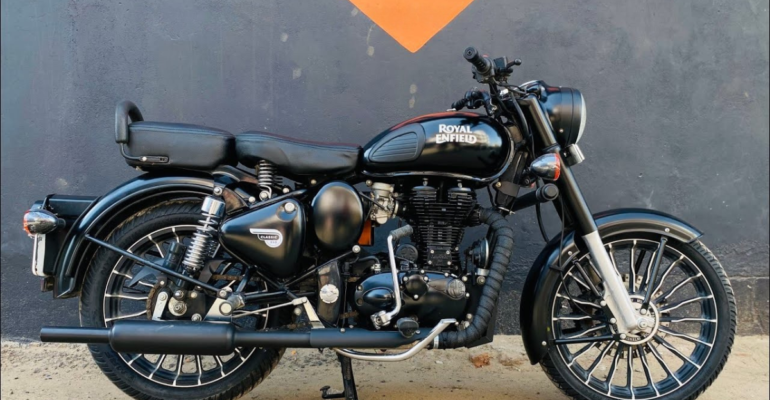 Matte Black Classic 350 Modified