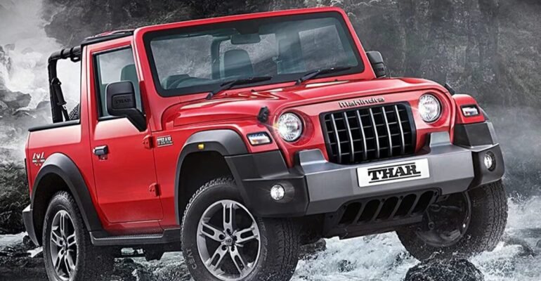 Thar car price