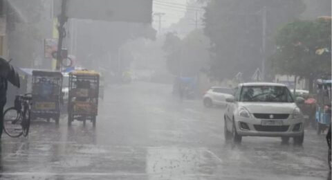 आगरा मौसम बूंदाबांदी