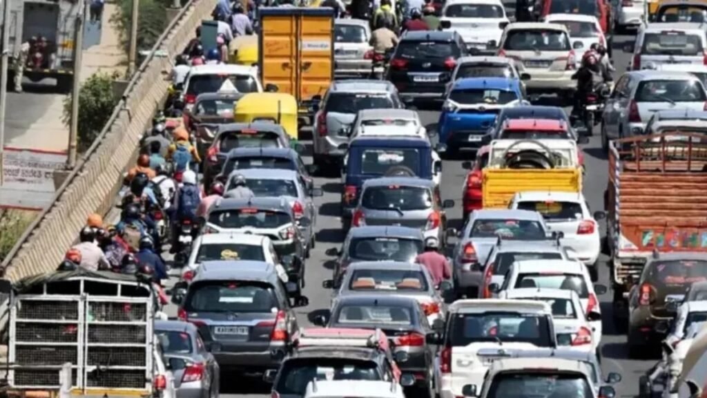 दिल्ली-गुरुग्राम ट्रैफिक