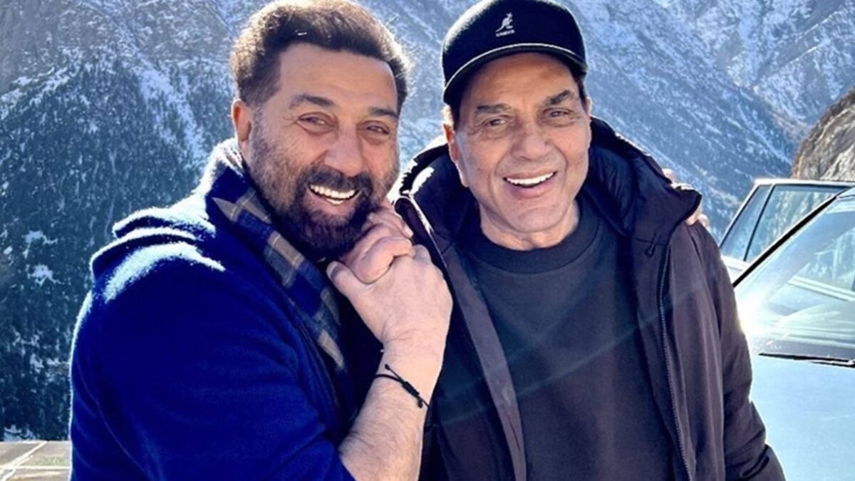 सनी देओल धर्मेंद्र मुलाकात