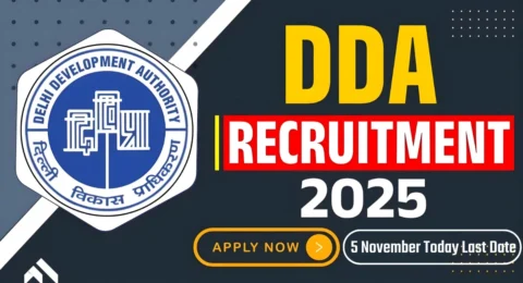 DDA Bharti 2025